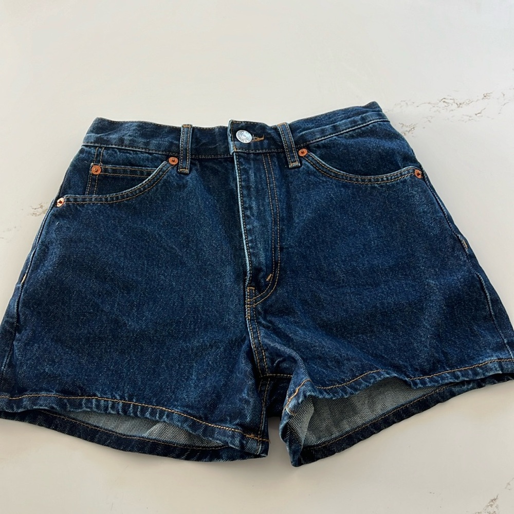 Re/Done Jean Shorts